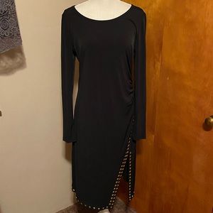 Michael Kors Metal Detailed Sheath Dress - Sz L